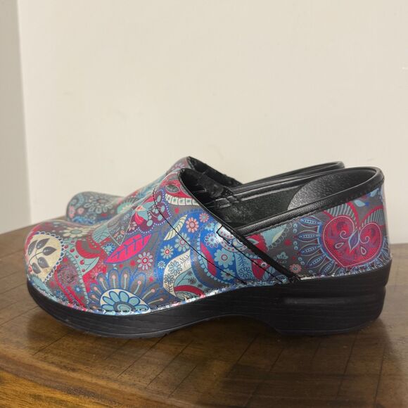 Dansko Shoes - Dansko Paisley Floral Professional Clogs Nursing Shoes EU 39 US 8.5-9